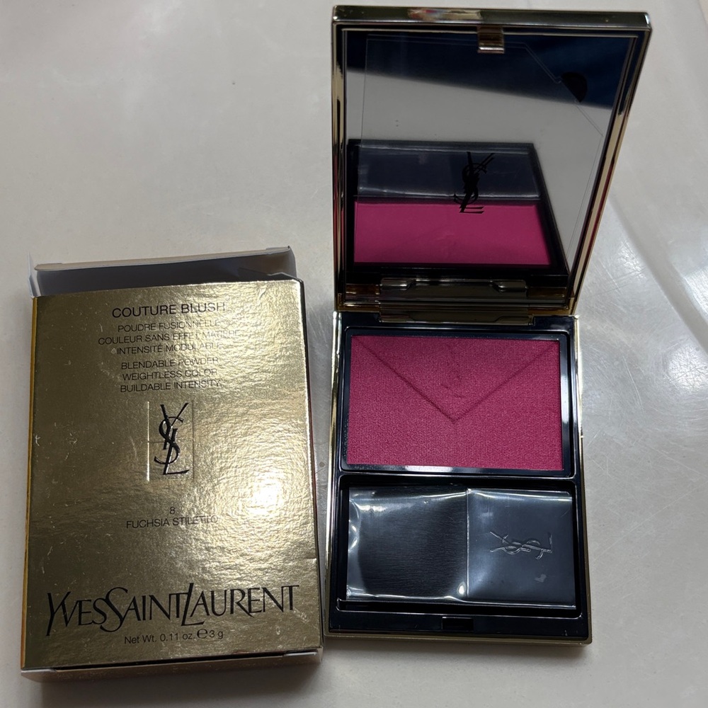 Yves Saint Laurent Couture Blush - Fuchsia Stiletto 8 YSL New